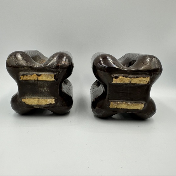 2 brown porcelain insulators - Picture 6 of 8